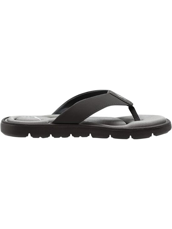 Men\'s Charcoal Grey Memory Foam Foot Bed Comfort Casual Sandal Slip On Shoes main image 5